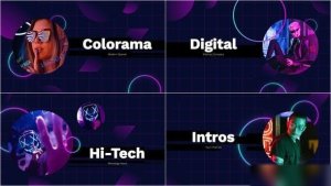Videohive Colorama - Glitch Opener Openers template preview