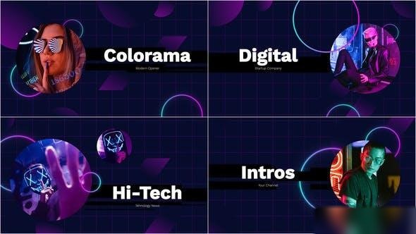 Videohive Colorama - Glitch Opener Openers template preview
