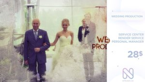 Wedding Production Video Displays template preview