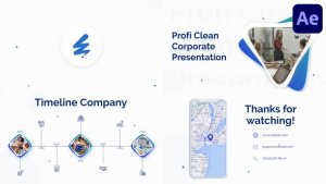 Videohive Profi Clean Corporate Presentation for After Effects 55731982 Openers template preview