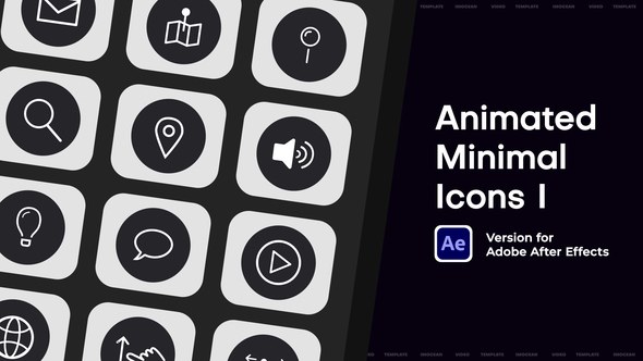 Videohive Animated Minimal Icons I Elements template preview