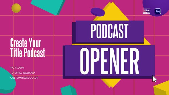 Videohive Podcast Opener 59444505 Openers template preview