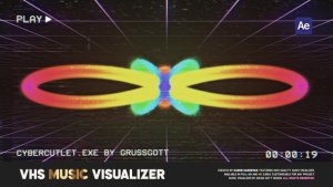 Videohive VHS Music Visualizer Elements template preview