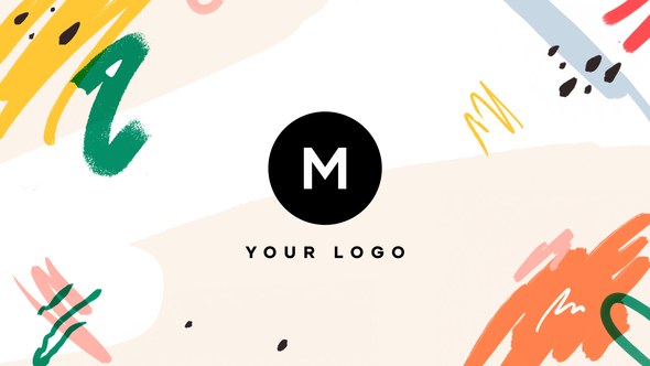 Videohive Hand Drawn Brush Tropical Logo Logo Stings template preview