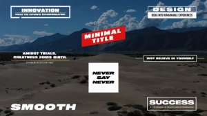 Videohive Text Animation 47660071 Titles template preview