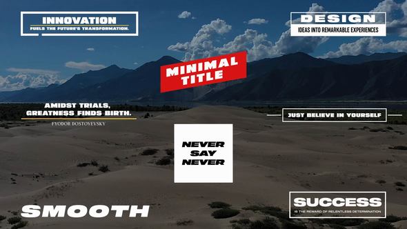 Videohive Text Animation 47660071 Titles template preview