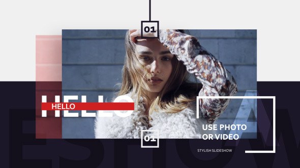 Videohive Stylish Slideshow 15326018 Video Displays template preview