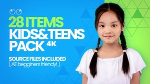 Videohive 4k Kids And Teens Broadcast And Youtube Channel Package Broadcast-packages template preview