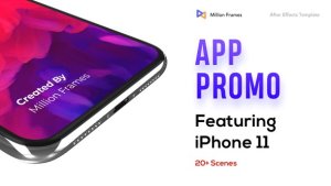 App Promo Video Displays template preview