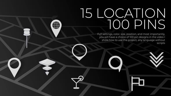 Videohive Location Titles Pack | AE Template Titles template preview
