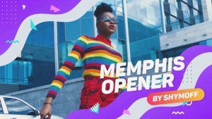 Videohive Memphis Liquid Opener Openers template preview