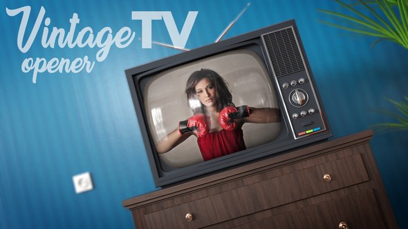 Videohive Vintage TV 22068320 Openers template preview