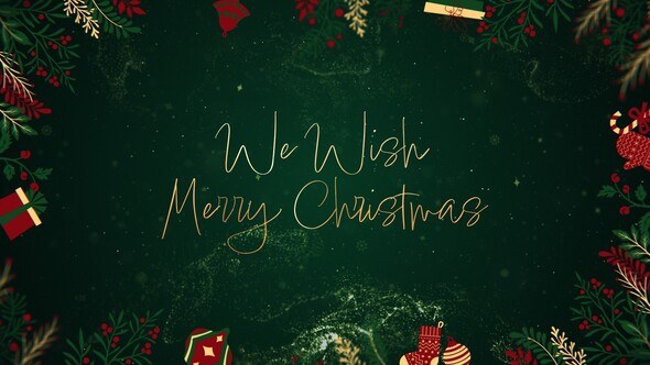 Videohive Christmas Wishes 55635909 Titles template preview