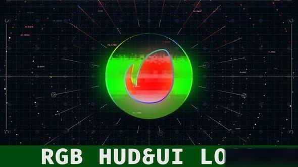 Videohive RGB HUD&UI Logo Logo Stings template preview