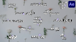 Videohive Text Design Titles | After Effects 50328080 Titles template preview