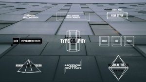 Videohive Typography Titles _AE 52191645 Titles template preview