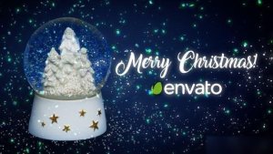Videohive Christmas Snowball Card Openers template preview
