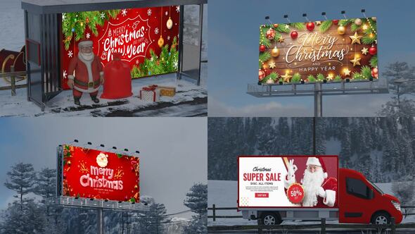 Videohive Merry Christmas 60691902 Broadcast-packages template preview