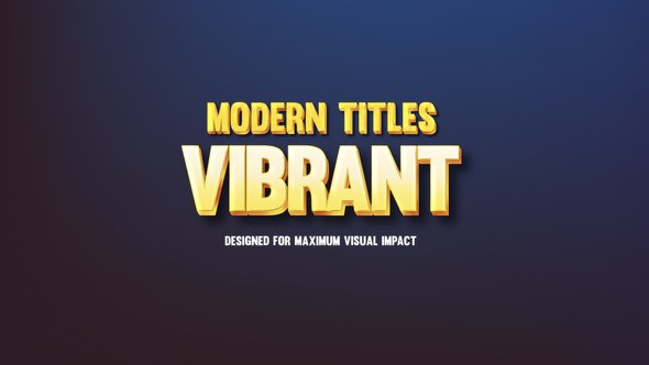 Videohive Fancy Creative Titles Titles template preview