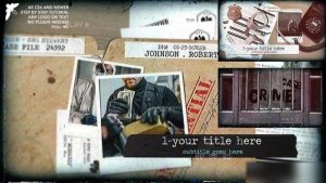 Videohive Crime Case Openers template preview