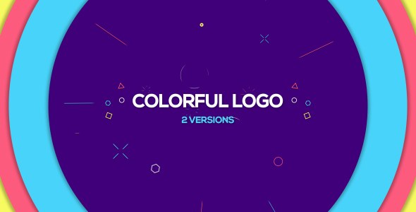 Colorful Logo Video Displays template preview