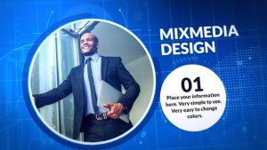 Videohive Blueprint Slideshow Video Displays template preview