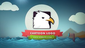 Cartoon Logo Reveal Video Displays template preview