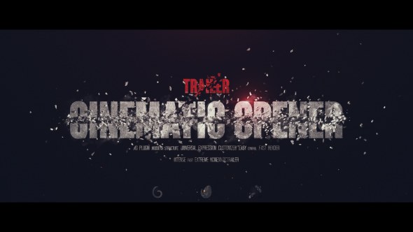 Videohive Trailer I Cinematic Opener Openers template preview