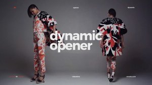 Videohive Dynamic Opener / Fast Stomp Typography / Fashion Event Promo / Clean Rhythmic Intro Openers template preview