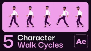 Videohive Character Animation Walk Cycles Elements template preview