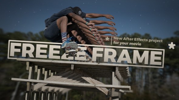 Videohive 3D Freeze Frame Openers template preview