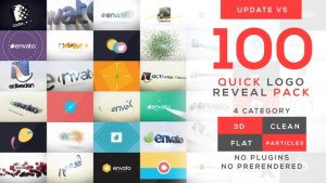 Videohive Quick Logo Reveal Pack v5 - After Effects Project Logo Stings template preview