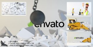 Videohive Wrecking Ball Logo Logo Stings template preview
