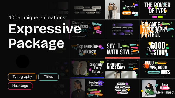 Videohive Expressive Pack Broadcast-packages template preview