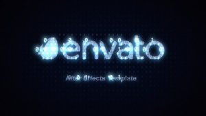 Coded Text, Logo and Graphic reveal Video Displays template preview