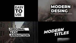 Videohive Modern Titles | After Effects 49665169 Titles template preview