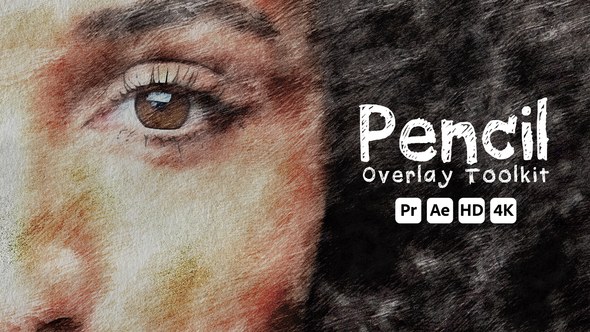 Videohive Pencil Overlay Toolkit Elements template preview