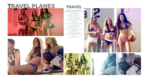 Videohive Travel in Summer Video Displays template preview