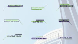 Videohive Modern Callout Titles Titles template preview