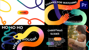Christmas Slides for Premiere Pro Premiere Pro template preview