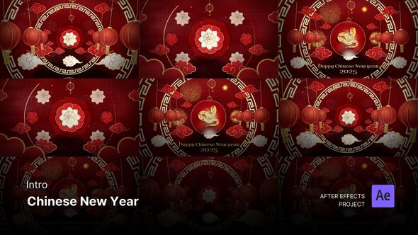 Videohive Intro/Opening - Chinese New Year After Effects Project Files Openers template preview