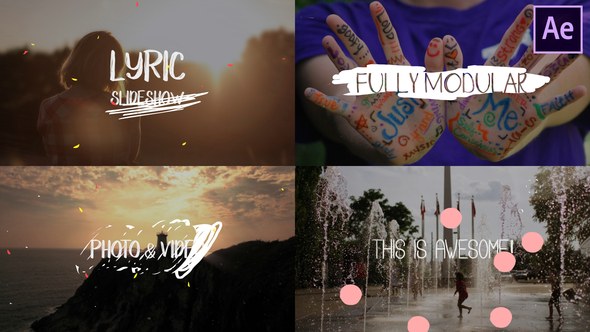 Videohive Lyric Slideshow | After Effects Openers template preview