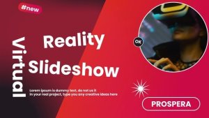 Videohive Virtual Reality Slideshow Video Displays template preview