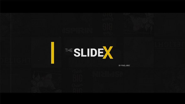 Videohive SlideX Video Displays template preview