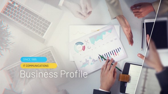 Videohive IT Services Companies Presentation Video Displays template preview