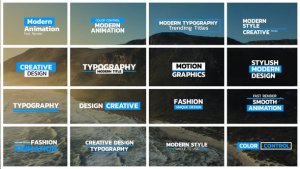Videohive Simple Titles | After Effects 42452118 Titles template preview