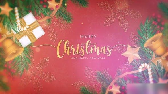 Videohive Merry Christmas Intro 41172767 Openers template preview