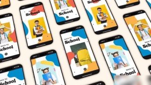 Videohive Back to School Instagram Stories 54412010 Openers template preview
