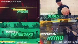 Videohive Glitch Dynamic Sport Opener Openers template preview