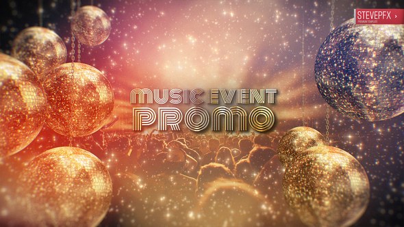 Videohive Music Event Promo 27708930 Video Displays template preview